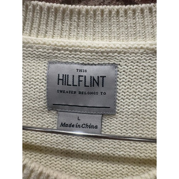 Hillflint Harvard Crimson Vintage Inspired Tailgate Sweater Size Large - Picture 3 of 9